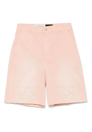 LOEWE Anagram-motif shorts - Pink