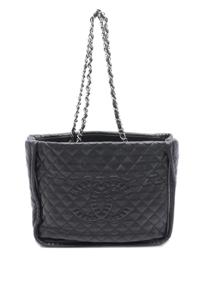 CHANEL Pre-Owned 2011 quilted chain-strap shoulder bag - Black