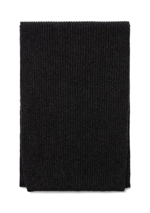 Sunspel ribbed-knit scarf - Grey