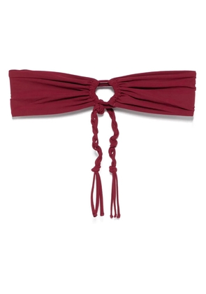 JIL SANDER+ Tangle bikini top - Red