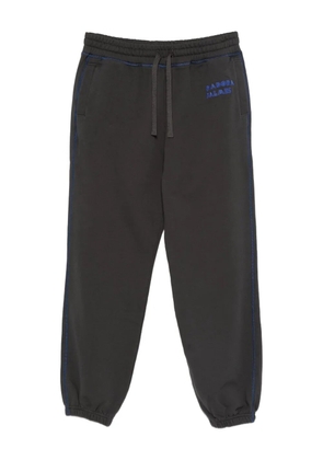 Diadora logo-embroidered track pants - Black