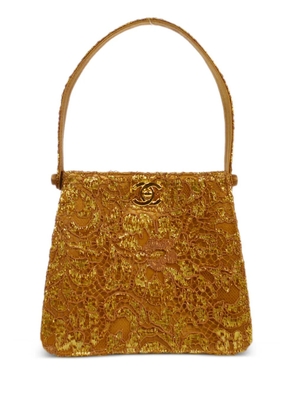 CHANEL Pre-Owned 1998 Both Side Turn-lock handbag - Gold