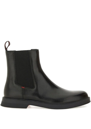 HUGO logo-detail chelsea boots - Black