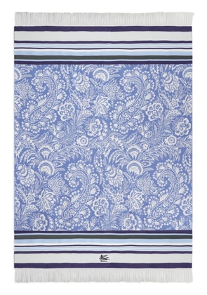 ETRO paisley-print beach towel - Blue