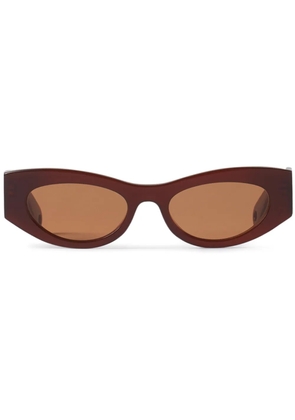 Lanvin logo-lettering sunglasses - Brown