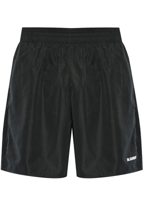 Jil Sander logo shorts - Black