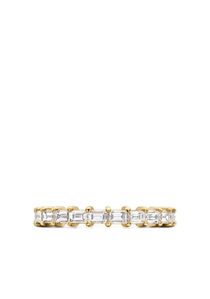 David Yurman 18kt yellow gold DY Eden Partway diamond band ring (2mm)