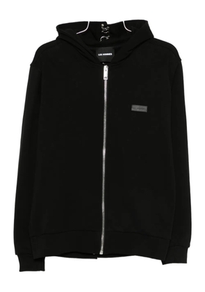 LES HOMMES zip-up hoodie - Black