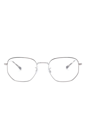 Ray-Ban RB6496 geometric-frame glasses - Silver