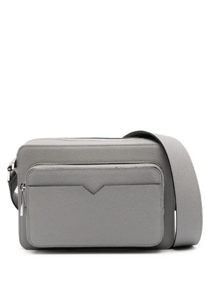 Valextra V-Line Reporter messenger bag - Grey
