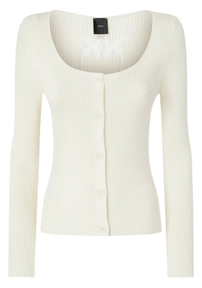 PINKO cut-out cardigan - White