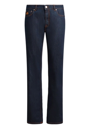 ETRO paisley-ankle jeans - Blue