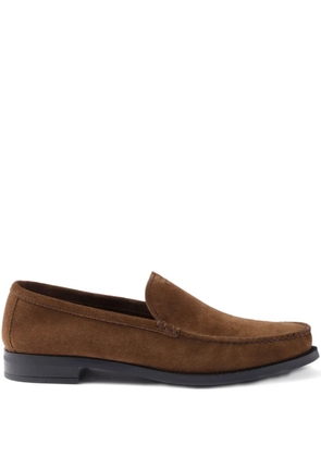 Prada suede loafers - Brown