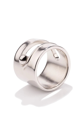 Goossens large Boucle ring - Silver