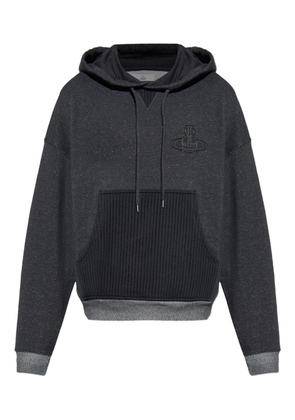 Vivienne Westwood Ashton orb-embroidered hoodie - Grey