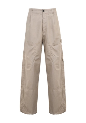 C.P. Company pleated cargo straight-leg trousers - Grey