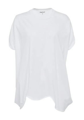 Enföld asymmetric cotton T-shirt - White