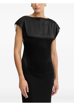 BOSS mock-neck blouse - Black