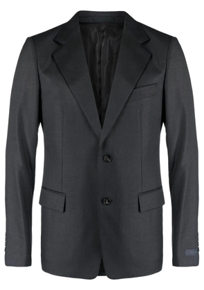 Lanvin notched-lapel single-breast blazer - Grey