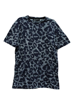 Neil Barrett leopard-print short-sleeve T-shirt - Grey