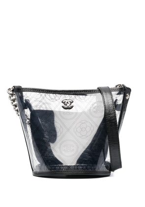 CHANEL Pre-Owned Camellia bucket bag - Black
