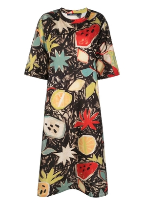 Sofie D'hoore Darby fruit-print dress - Black