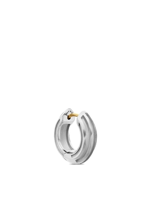 David Yurman sterling silver Armory hoop earring (14mm)