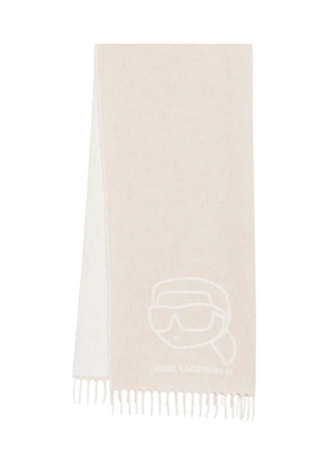 Karl Lagerfeld Ikon scarf - Neutrals