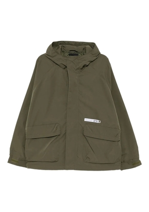 FINGERCROXX slogan-print jacket - Green