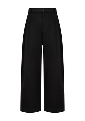 TOMBOY pleated belt-loops trousers - Black