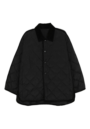 CROQUIS collared padded jacket - Black