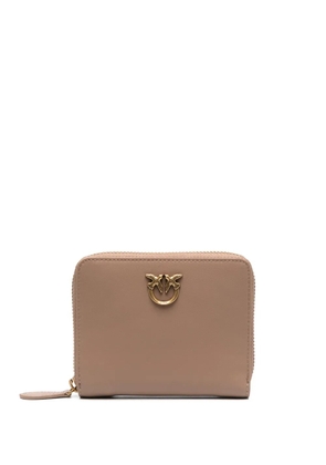PINKO Taylor leather wallet - Neutrals