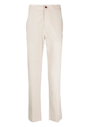ETRO press-crease cotton trousers - Neutrals