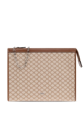 Max Mara Mmtroussem clutch bag - Neutrals