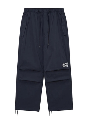 Alpha Industries layered drawstring trousers - Blue