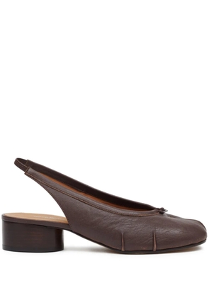 Maison Margiela 30mm Tabi pumps - Brown