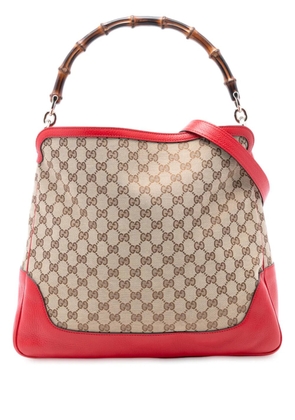 Gucci Pre-Owned 2016-2025 GG Canvas Bamboo Diana satchel - Brown
