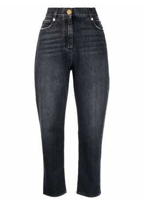 Balmain low-rise boyfriend jeans - Black