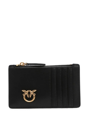 PINKO logo-detail leather purse - Black