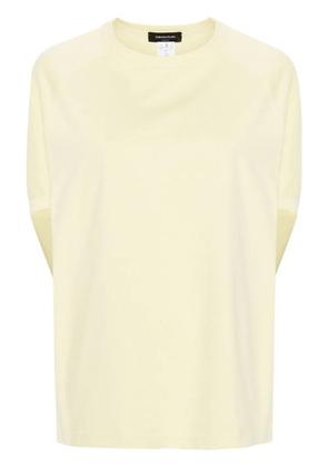 Fabiana Filippi crew-neck cotton T-shirt - Yellow
