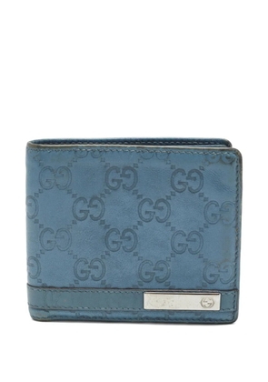 Gucci Pre-Owned GG Leather wallet - Blue
