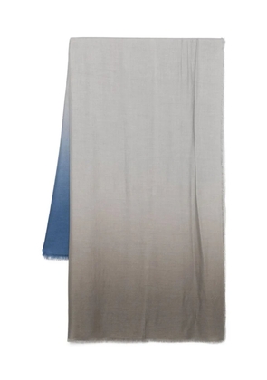 D'aniello ombre-effect scarf - Grey