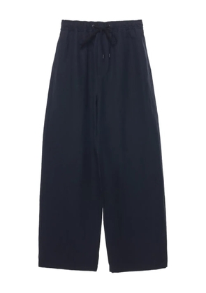 Studio Nicholson drawstring linen-blend trousers - Blue
