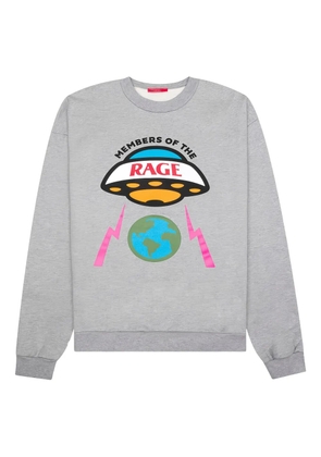 MEMBERS OF THE RAGE crew-neck logo sweatshirt - Grey