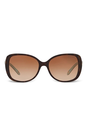 Tiffany & Co Eyewear oversized frame sunglasses - Brown