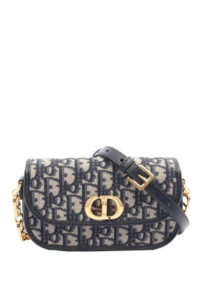 Christian Dior Pre-Owned 2010-2025 Oblique Jacquard Canvas 30 Montaigne Avenue Bag crossbody bag - Blue