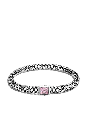 John Hardy Classic Chain 6.5mm reversible Icon tourmaline bracelet - Silver