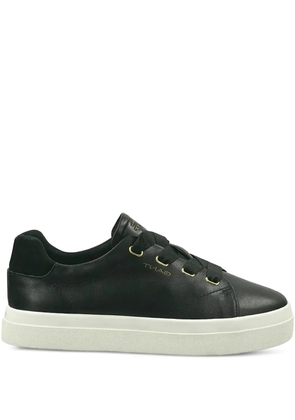 Gant Avona leather platform sneakers - Black