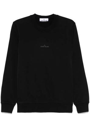 Stone Island logo-print sweatshirt - Black