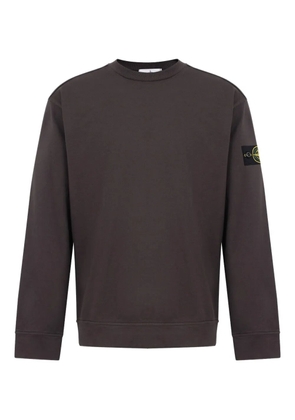 Stone Island crew-neck patch sweatshirt - Grey